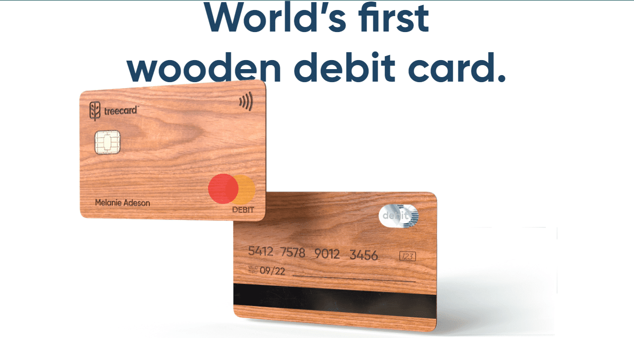 TreeCard Holz Debit Mastercard